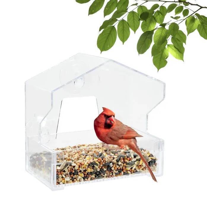 Perky-Pet 345 Small Bird Feeder, 0.5-Pound, Black-Oil Sunflower Seed, Mixed Seed, Sunflower Chips, Safflower Seed 6 Perky-Pet 345 Small Bird Feeder, 0.5-Pound, Black-Oil Sunflower Seed, Mixed Seed, Sunflower Chips, Safflower Seed