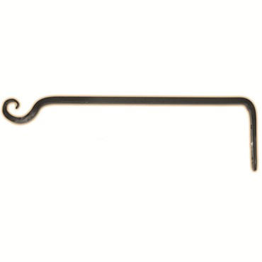 15-Inch, Black, Straight, Upturn Hook Hanger