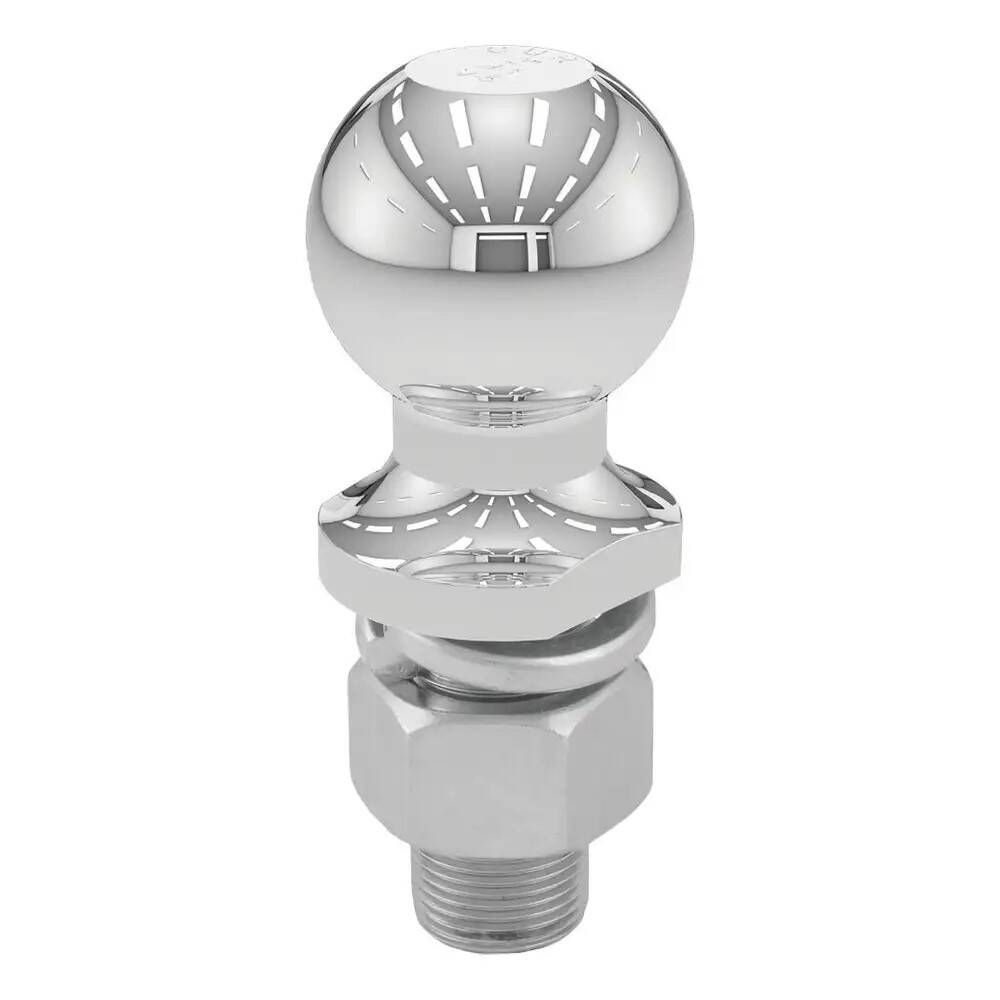 2-Inch x 1-Inch x 2-1/8 Inch Chrome Trailer Ball