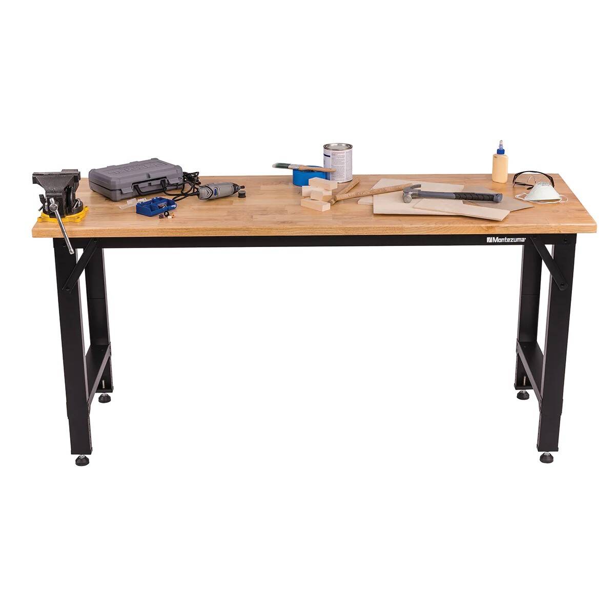 6-Foot Workbench With 1.25-Inch Rubberwood Top