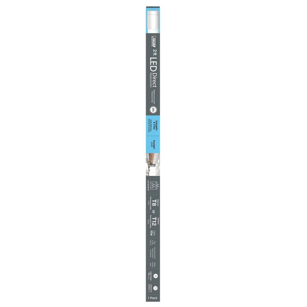 20-Watt Equivalent T8 G13-Bi Pin Non-Dimmable LED Linear Light Tube, 1-Pack