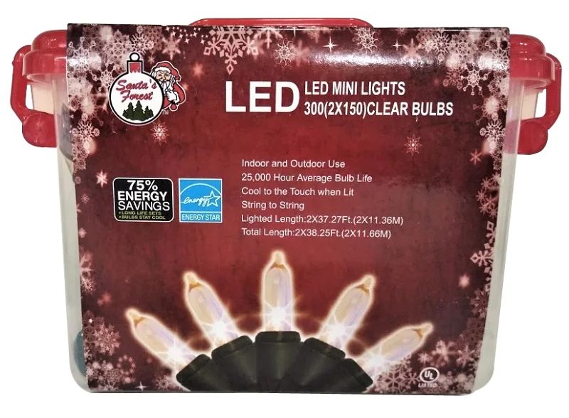 Santa's Forest, 300-Lamp LED Mini Light Set