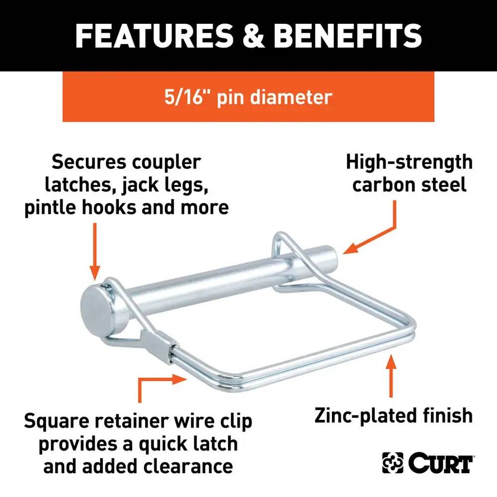 25011 Safety Pin 5/16-Inch Diameter, 3-Inch Length 3 25011 Safety Pin 5/16-Inch Diameter, 3-Inch Length