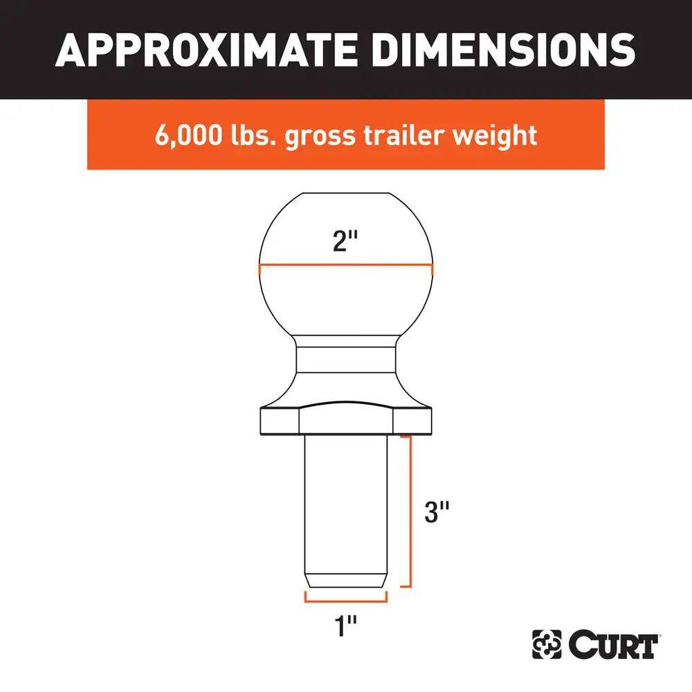 2-Inch Chrome Trailer Ball