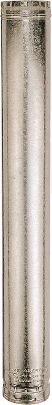 5 x 60-Inch Double Wall Round Gas Vent Pipe 1 5 x 60-Inch Double Wall Round Gas Vent Pipe