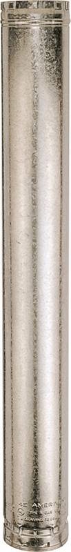 5 x 24-Inch Double Wall Round Gas Vent Pipe