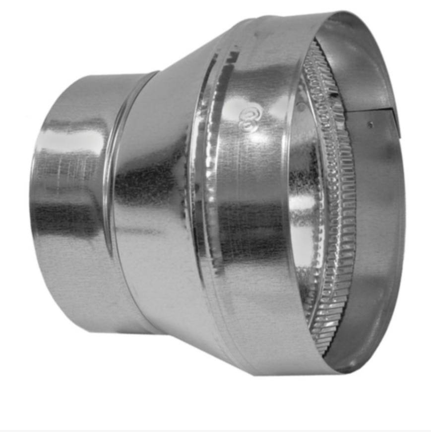 8 x 6-Inch 30-Gauge Round Reducer/Increaser 1 8 x 6-Inch 30-Gauge Round Reducer/Increaser