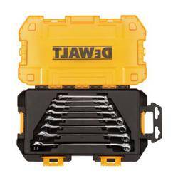DeWALT Dwmt73809 Combination Wrench Set, Polished Chrome, 8-Piece 1 DeWALT Dwmt73809 Combination Wrench Set, Polished Chrome, 8-Piece