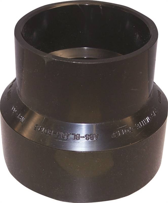 Hub DWV ABS Reducing Coupling, 3 1 Hub DWV ABS Reducing Coupling, 3\
