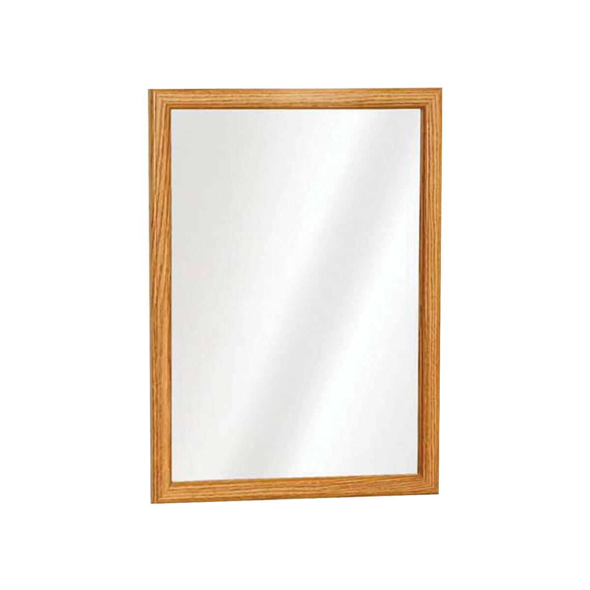 15-13/16 x 5-1/8 x 21-13/16-Inch 1-Door 2-Shelf Oak Medicine Cabinet