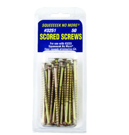 #8 x 3-Inch Square Bugle Squeek No More Floor Repair Screws 50-Pack