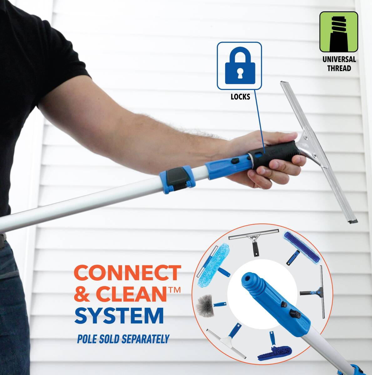 12-Inch Squeegee Grip Performance 3 12-Inch Squeegee Grip Performance
