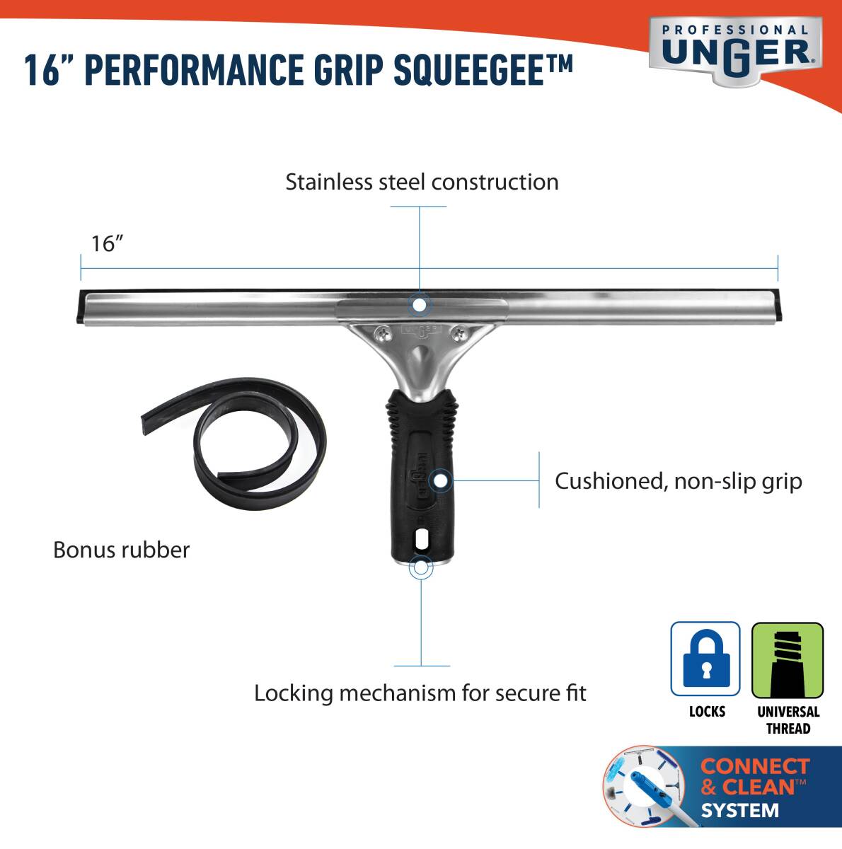 16-Inch Squeegee Grip Performance