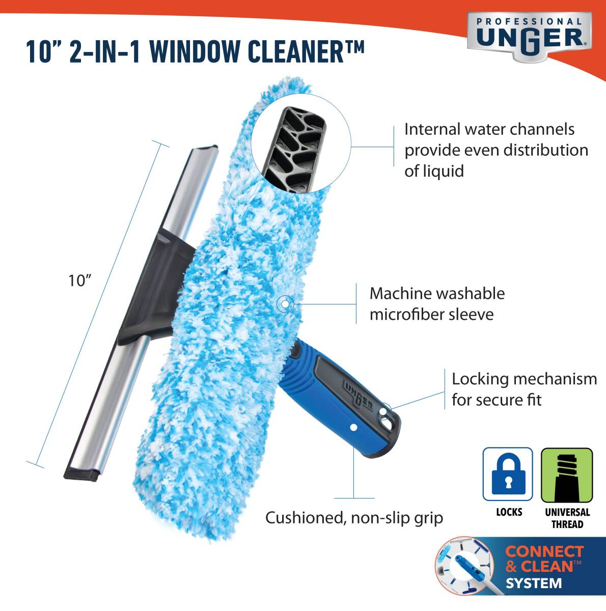 10-Inch Cleaner Window 2 In 1 1 10-Inch Cleaner Window 2 In 1
