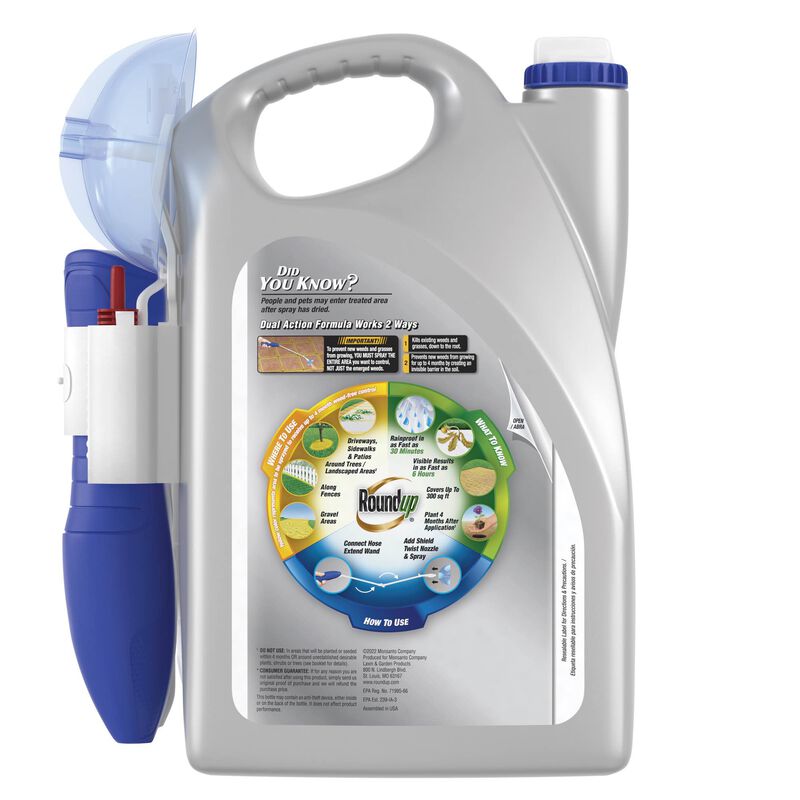 1-Gallon, Dual Action,Liquid Ready-To-Use Weed And Grass Killer