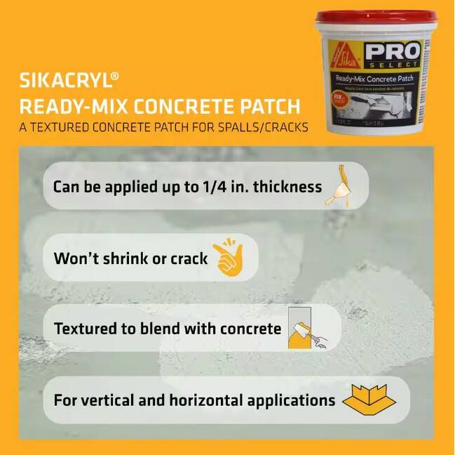 1-Gallon Concrete Patch Ready-Mix 5 1-Gallon Concrete Patch Ready-Mix