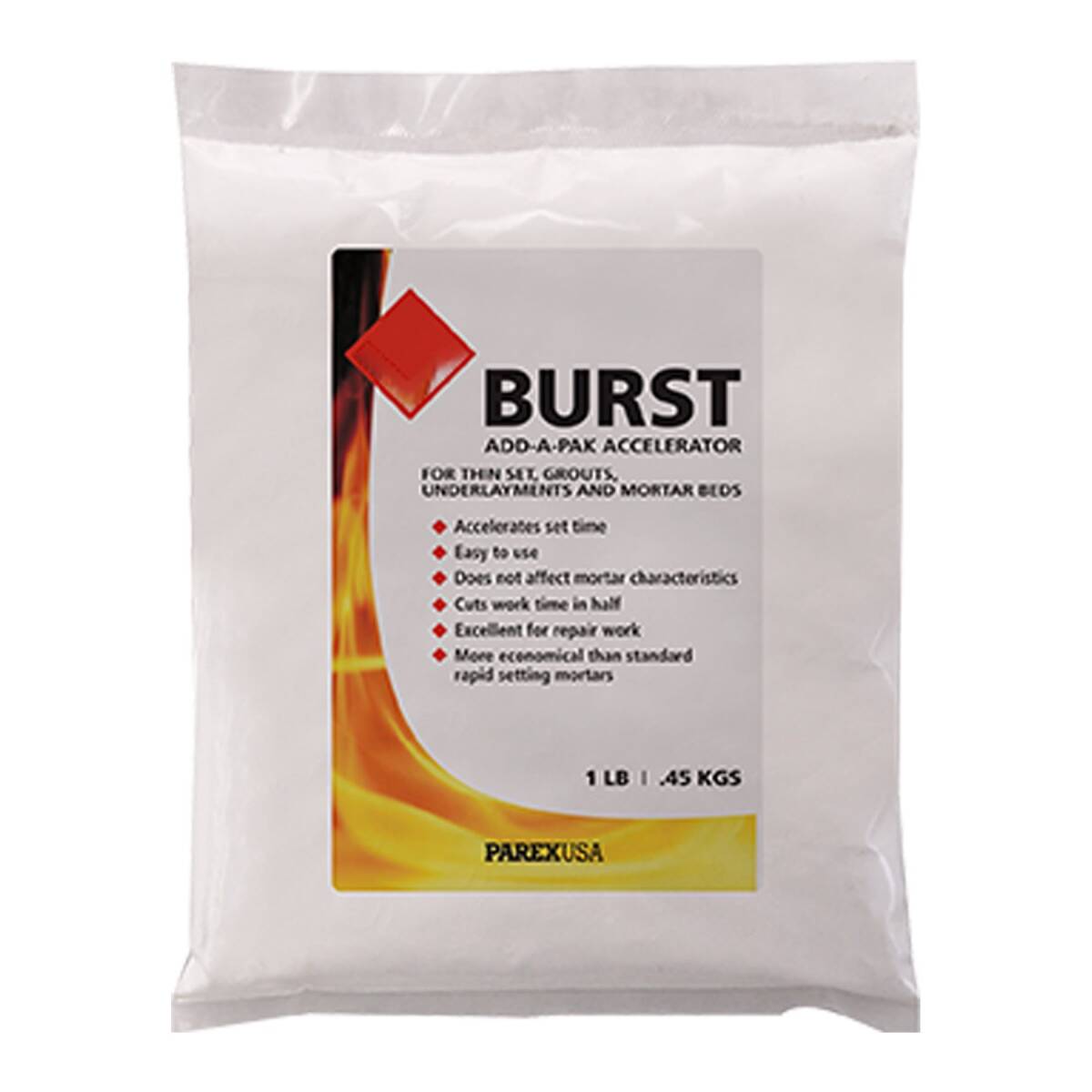 1-Pound Bag Burst Add To All Mortors For Rapid-Set 1 1-Pound Bag Burst Add To All Mortors For Rapid-Set