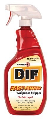 32-Ounce Dif Fast-Acting Wallpaper Stripper 1 32-Ounce Dif Fast-Acting Wallpaper Stripper