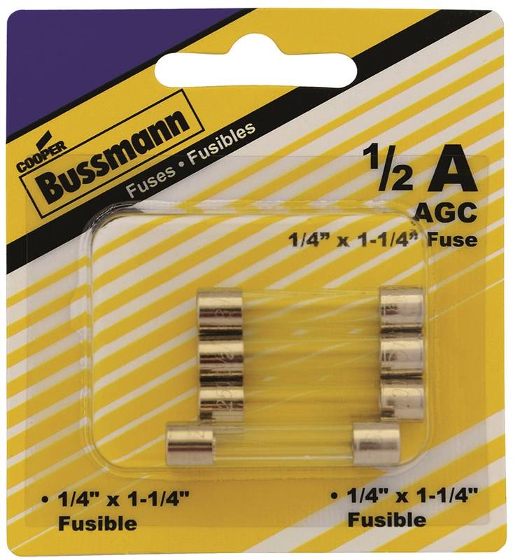 1/2-Amp Glass Tube Automotive Fuse