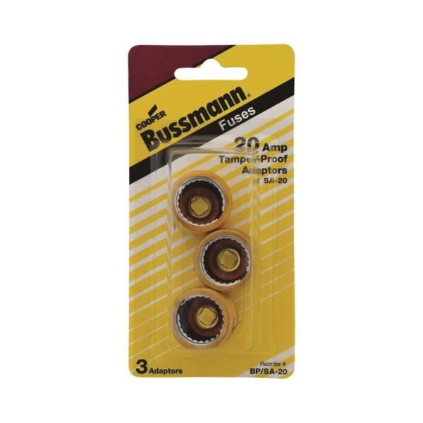 Fuse Adapter, 20 A, For S-20 Fuse 1 Fuse Adapter, 20 A, For S-20 Fuse