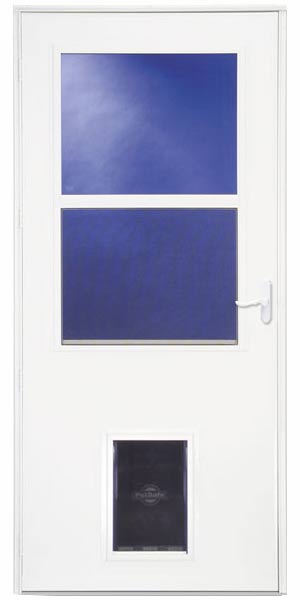 32-Inch Life-Core Storm Door With Pet Door 1 32-Inch Life-Core Storm Door With Pet Door