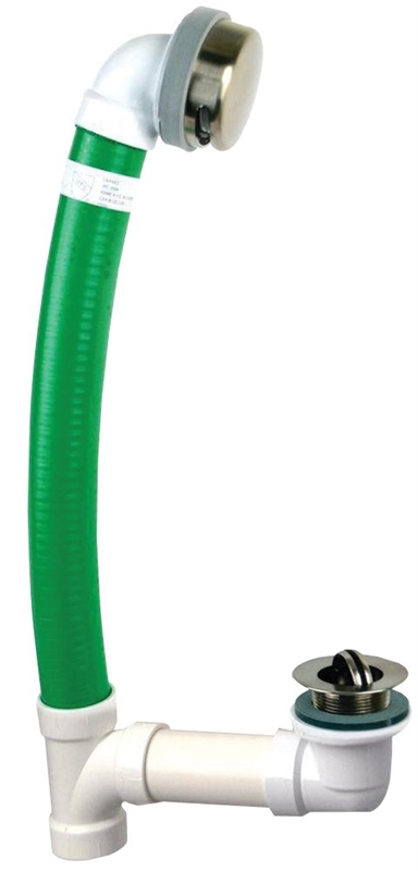 10025755-084 Waste Overflow, PVC, Chrome 2 10025755-084 Waste Overflow, PVC, Chrome