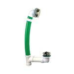 10025755-084 Waste Overflow, PVC, Chrome 1 10025755-084 Waste Overflow, PVC, Chrome