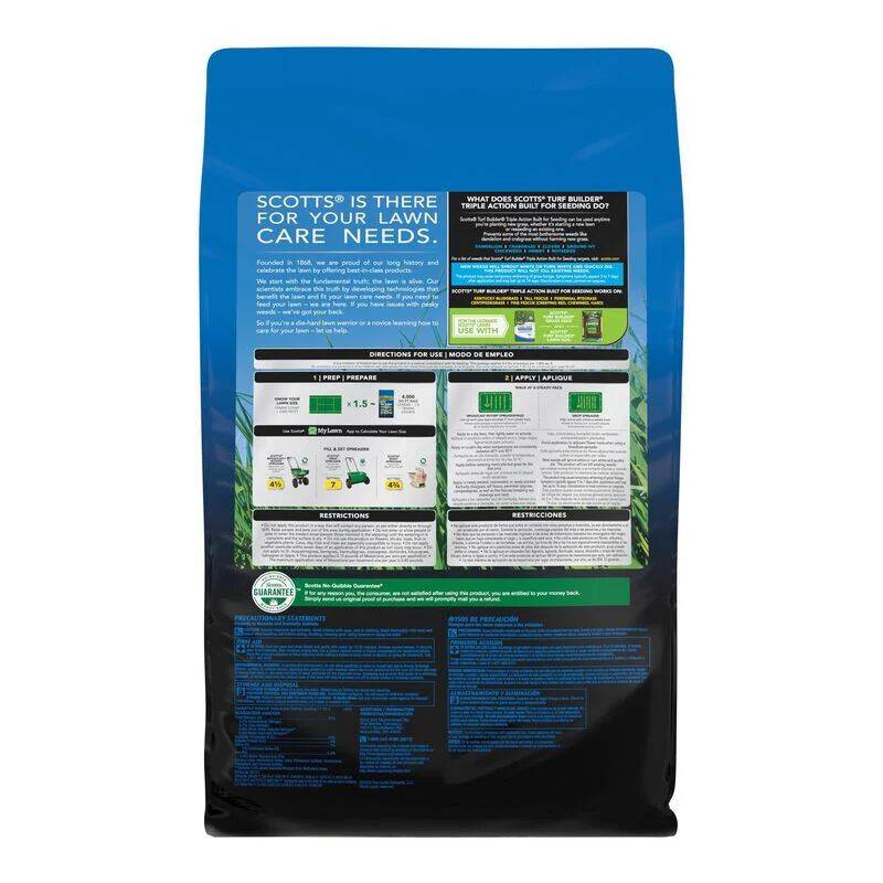 Triple Action Built For Seeding Lawn Fertilizer, 21-22-4 1 Triple Action Built For Seeding Lawn Fertilizer, 21-22-4