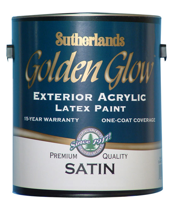 Gallon Satin Deep Base Golden Glow Latex Exterior Paint 1 Gallon Bright White Satin Pastel Base Golden Glow Latex Exterior Paint