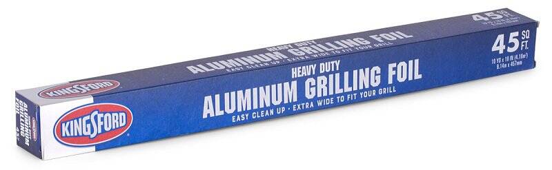 45 Square Foot Gray Standard Stick Aluminum Grilling Foil