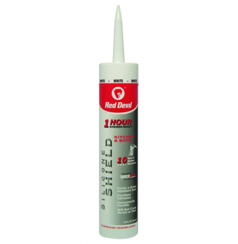 Silicone Shield Kitchen and Bath Sealant 9 fl. oz. White 1 Silicone Shield Kitchen and Bath Sealant 9 fl. oz. White