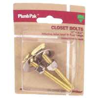 5/16-Inch Brass Plated Toilet Bolt Set 1 5/16-Inch Brass Plated Toilet Bolt Set