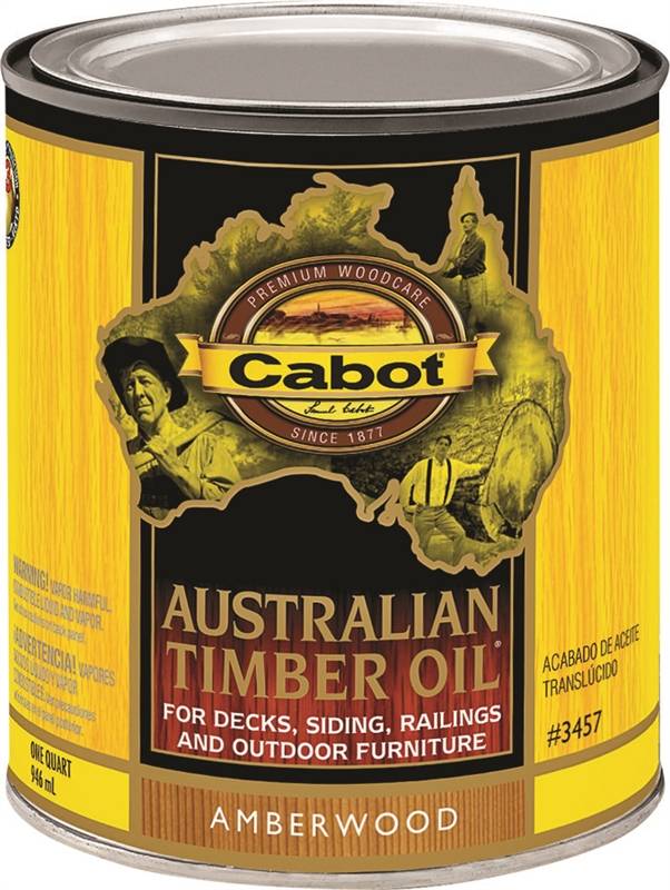 1-Quart Amber Australian Timber Oil 1 1-Quart Amber Australian Timber Oil