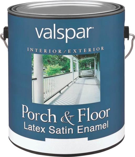 Porch And Floor Interior/Exterior Latex Paint Satin Dark Gray 1 Gal 1 Porch And Floor Interior/Exterior Latex Paint Satin Dark Gray 1 Gal