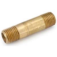 1/2 x 5-Inch Brass Pipe Nipple 1 1/4-Inch x 4-Inch Brass Pipe Nipple