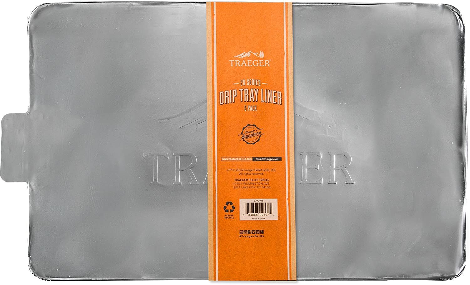 Tailgater Drip Tray Liner, 5-Pack