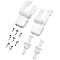 White Toilet Seat Hinge