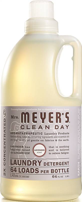 64-Ounce Mrs. Meyer's Clean Day Lavender Liquid Concentrated Laundry Detergent 1 64-Ounce Mrs. Meyer's Clean Day Lavender Liquid Concentrated Laundry Detergent