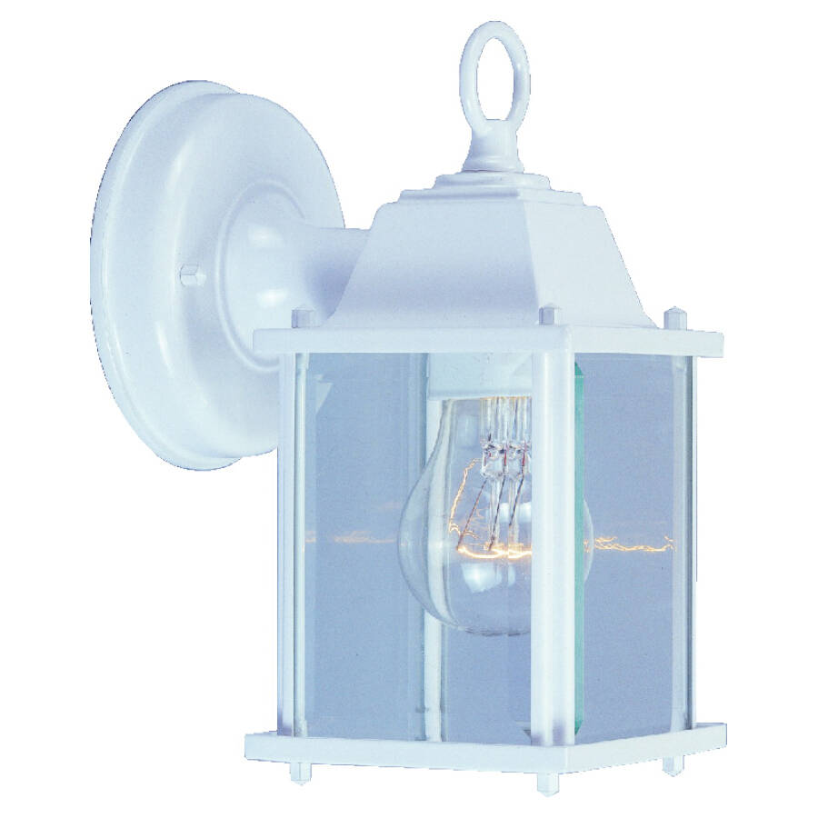 1lt White Sm Porch Wall Lntrn 1 1lt White Sm Porch Wall Lntrn
