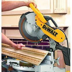 DeWALT Dw716 Miter Saw, 2 x 8 In 45 Deg, 2 x 10 In At 90 Deg Cutting, 12 In Dia Blade, 1-Speed