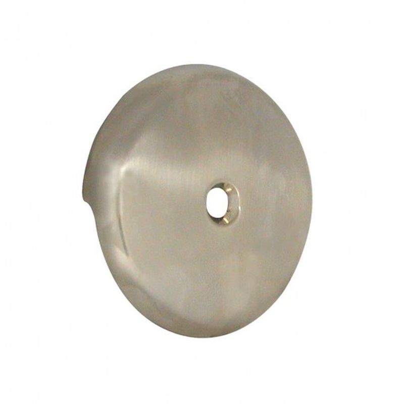 Tub Drain Overflow Plate-Inch Brushed Nickel