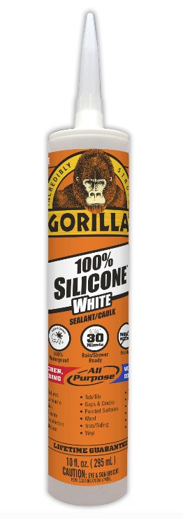 10-Fl. Oz. White 100% Silicone Sealant 1 10-Fl. Oz. White 100% Silicone Sealant