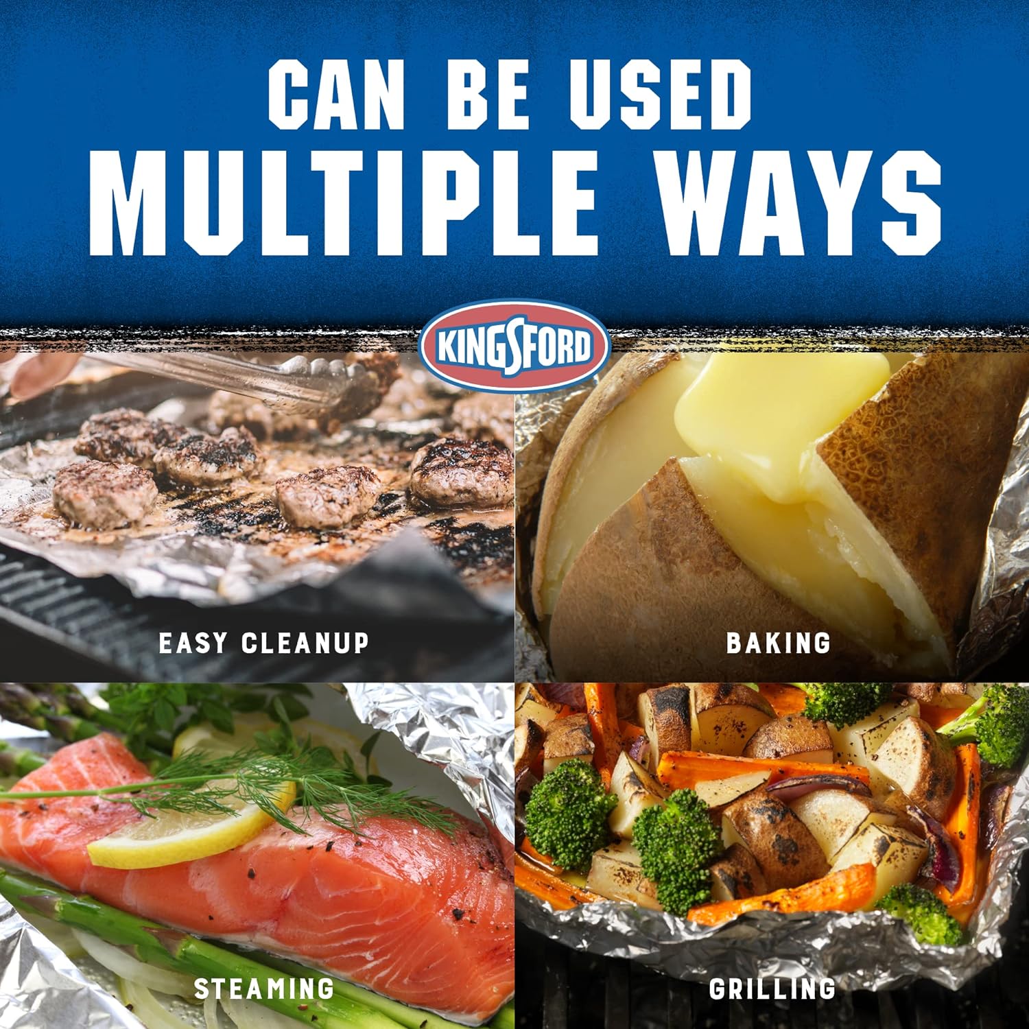 45-Square Foot, Non-Stick, Heavy Duty Grilling Foil 2 45-Square Foot, Non-Stick, Heavy Duty Grilling Foil
