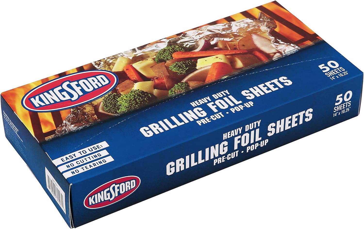 Heavy Duty Pre-Cut Pop-Up Grilling Foil Sheet, 50-Count 3 Heavy Duty Pre-Cut Pop-Up Grilling Foil Sheet, 50-Count
