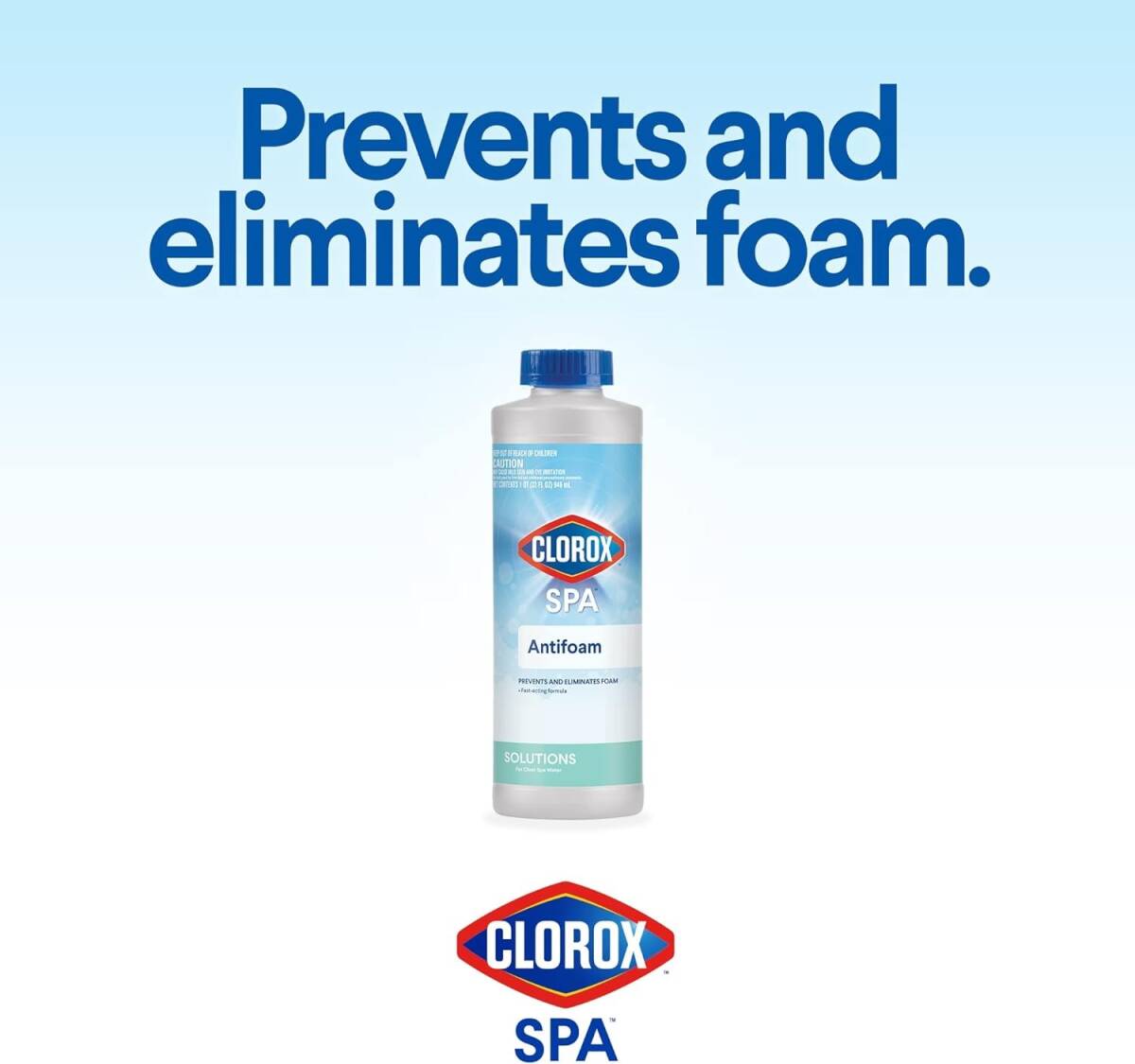 1-Quart Clorox Pool and Spa Antifoam