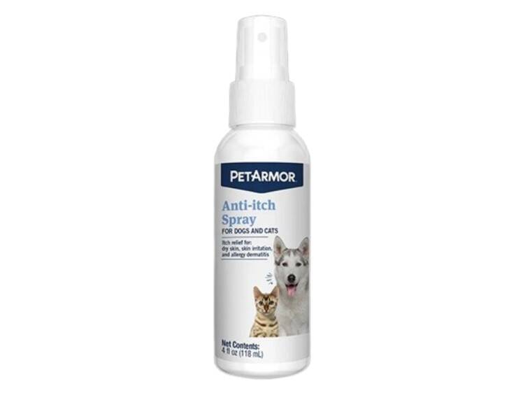 4-Fluid Ounce Pet Armor Anti-Itch Spray Dog And Cat