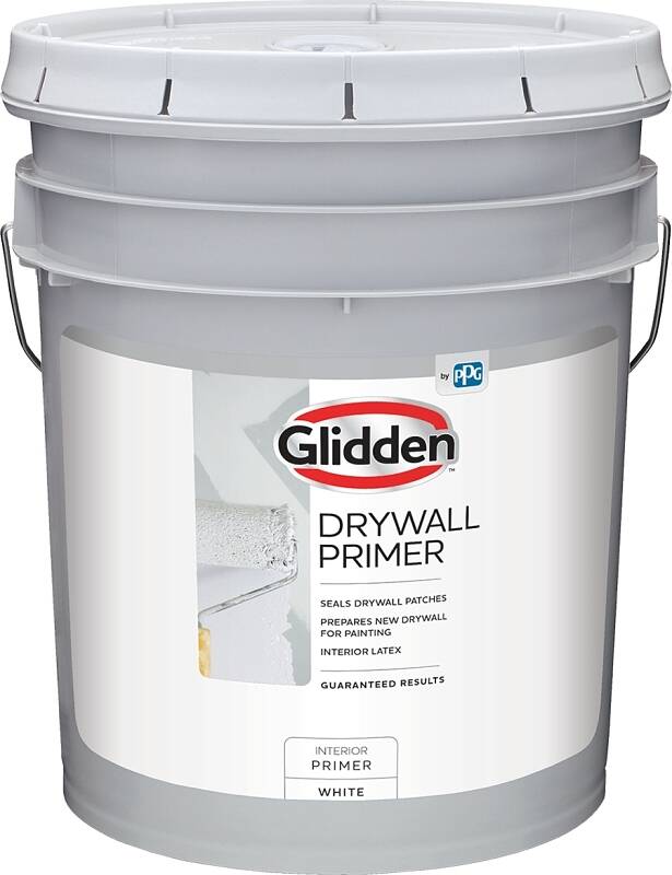 5-Gallon, White, Interior, Latex Drywall Primer