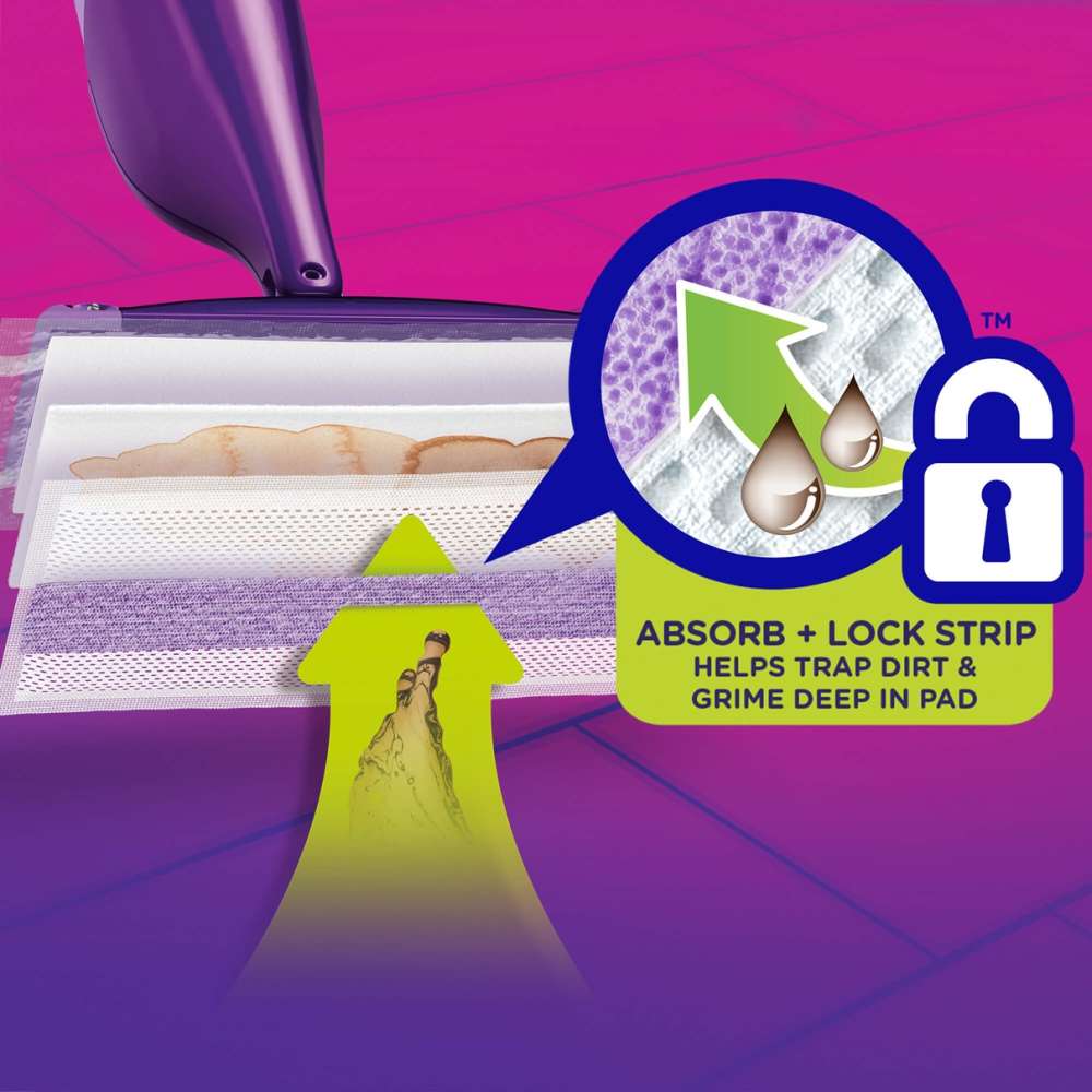 Swiffer Wetjet Pad Refills, 12 Count 3 Swiffer Wetjet Pad Refills, 12 Count