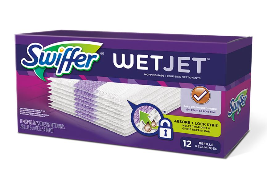 Swiffer Wetjet Pad Refills, 12 Count 4 Swiffer Wetjet Pad Refills, 12 Count