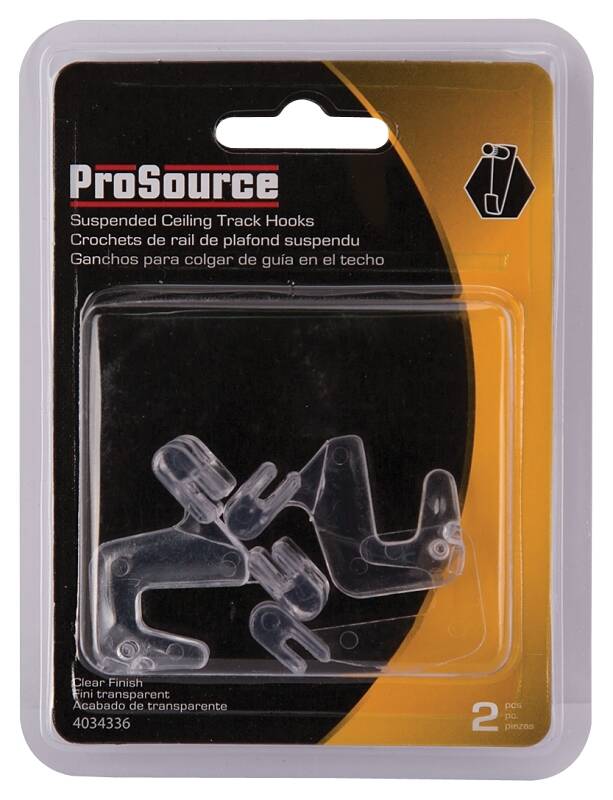 Clear Wall Mount Ceiling Track Hook 2 Clear Wall Mount Ceiling Track Hook